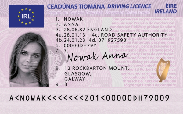 Irish Driving license