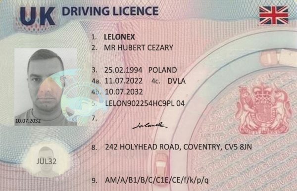 Driving Licence UK