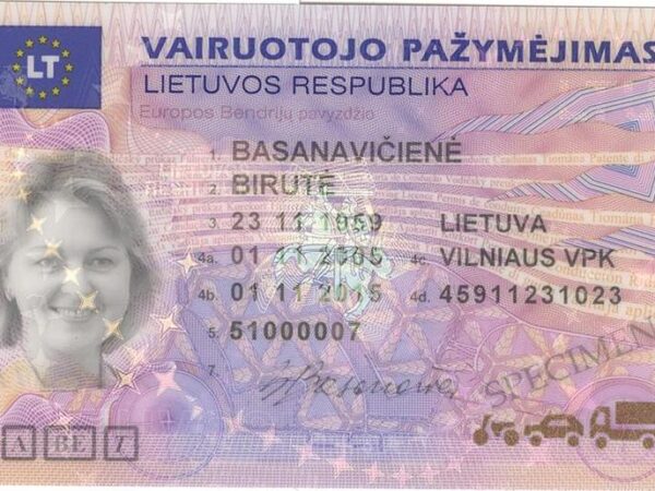 Buy Lithuania Driver's License Online