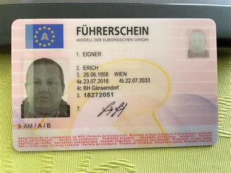 Austrian driving license