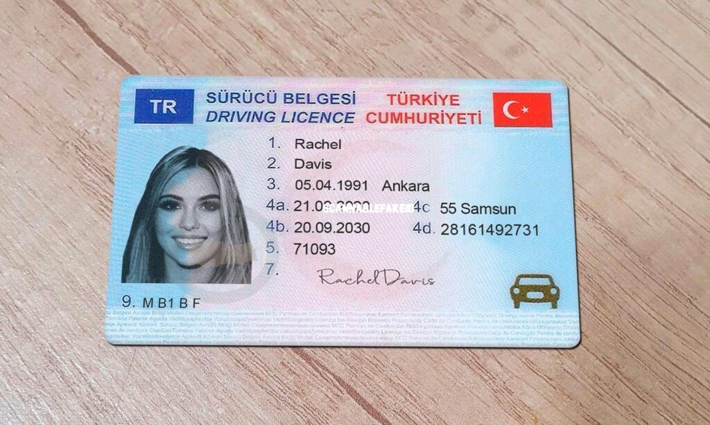 Turkish Driving license