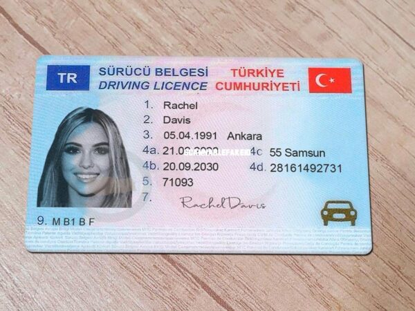 Turkish Driving license